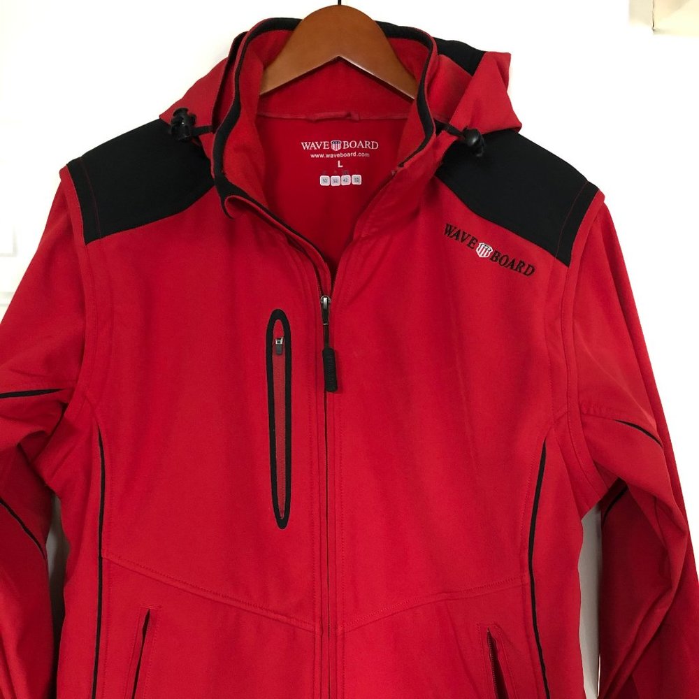 Soft Shell Ski Jacket, Wave Board (German Brand)